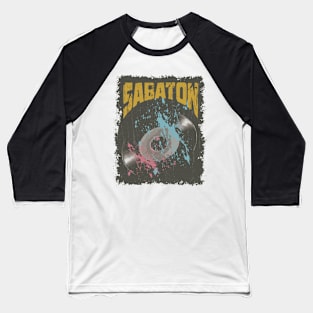 Sabaton Vintage Vynil Baseball T-Shirt